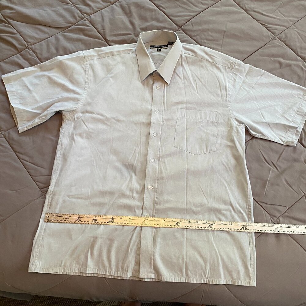 Trendy 4Men Short Sleeve Dress Shirt XL